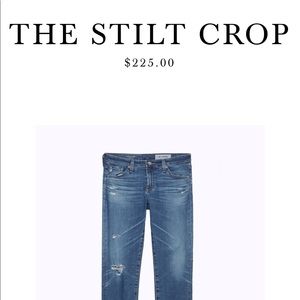 AG Stilt Crop Jeans from Revolve